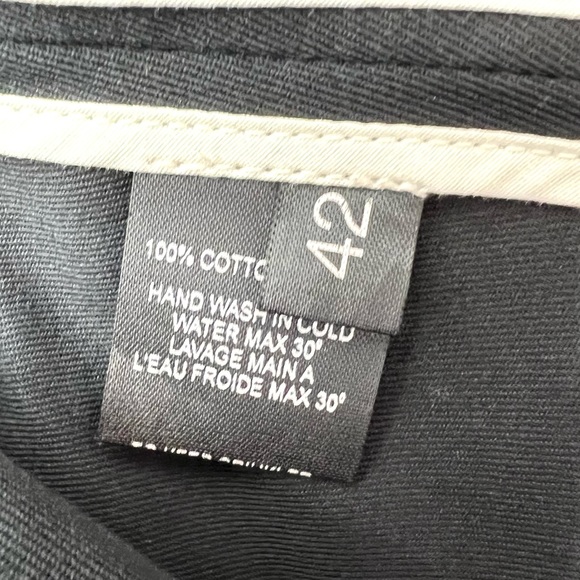 Peachoo Krejberg Exaggerated Cuff Raw Hem Blazer Wednesday Addams Style SZ 42 EU - Picture 7 of 8